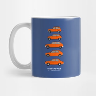 Classic renault cars collection Mug